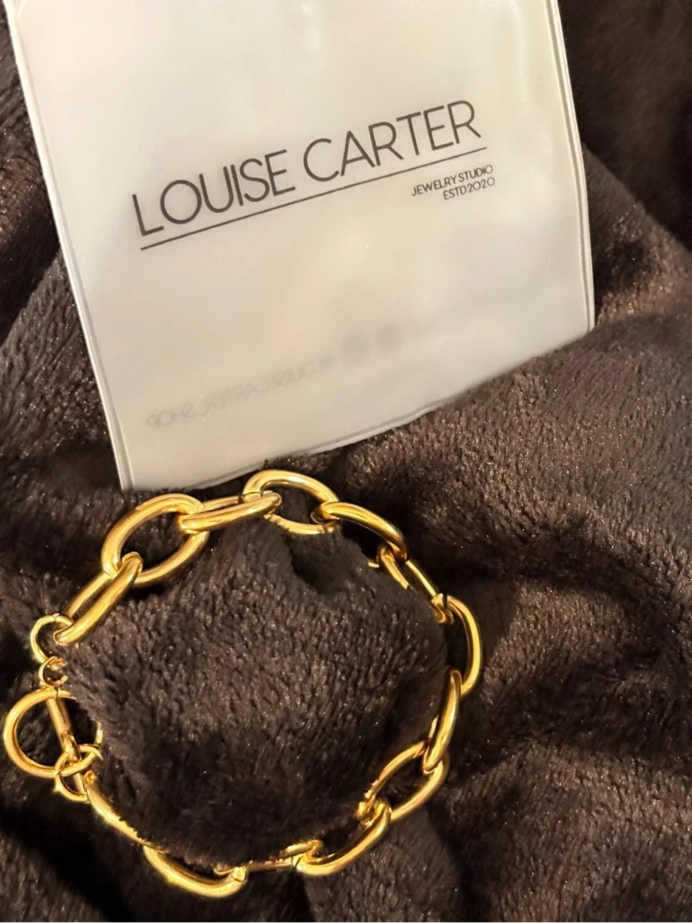 Louise Carter Gold-tone Link Toggle Bracelet